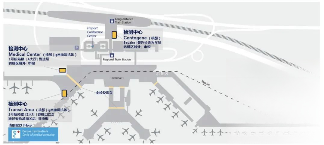 法兰克福机场指示图